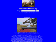 Tablet Screenshot of battleofneworleans.org